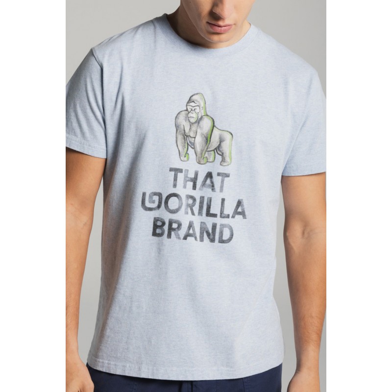THAT GORILLA BRAND KISORO WATERCOLOUR LOGO T POOL MELANGE