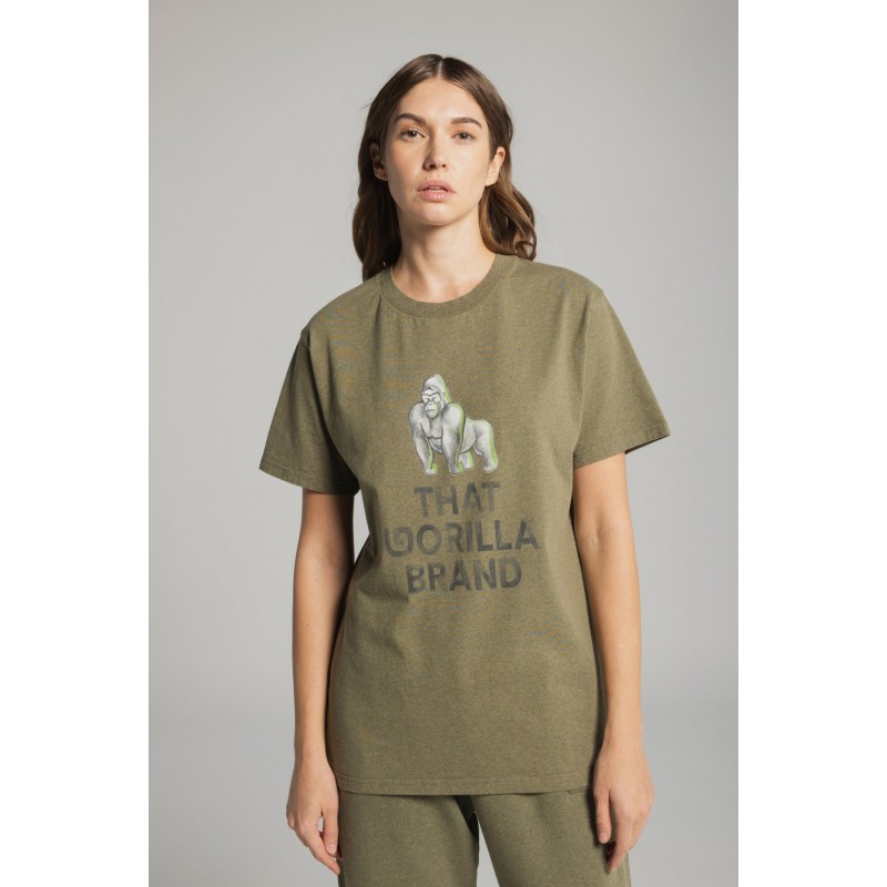 THAT GORILLA BRAND KISORO WATERCOLOUR LOGO T ROCK MELANGE