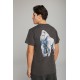 THAT GORILLA BRAND KISORO WATERCOLOUR GORILLA POCKET T CHARCOAL