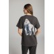 THAT GORILLA BRAND KISORO WATERCOLOUR GORILLA POCKET T CHARCOAL