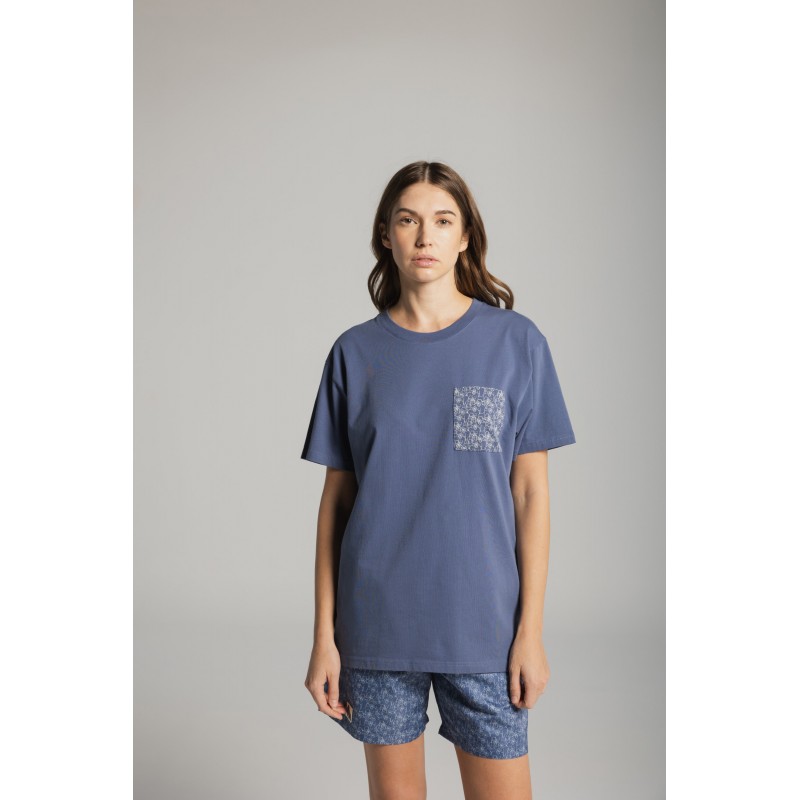 THAT GORILLA BRAND KISORO GORILLA CAMO POCKET T INDIGO