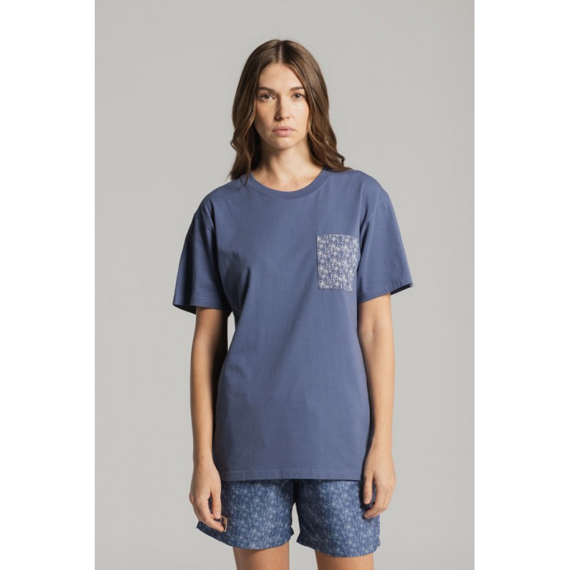 THAT GORILLA BRAND KISORO GORILLA CAMO POCKET T INDIGO