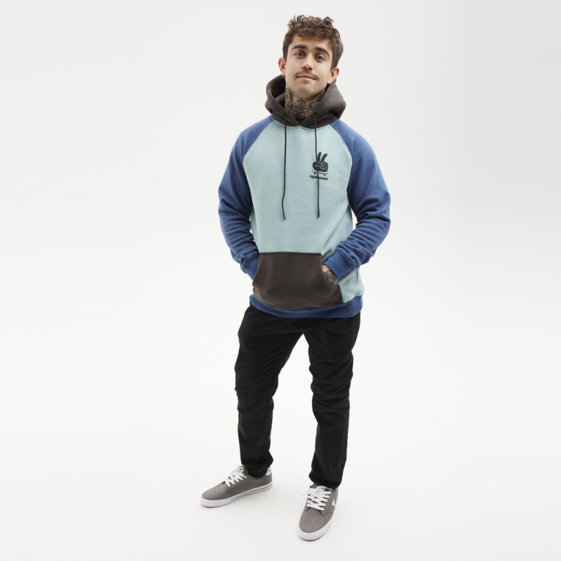 HYDROPONIC PEACE HD 01- Blue / Acqua / Charcoal