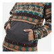 HYDROPONIC Fleece Hoodie DALTON Brown Turquoise