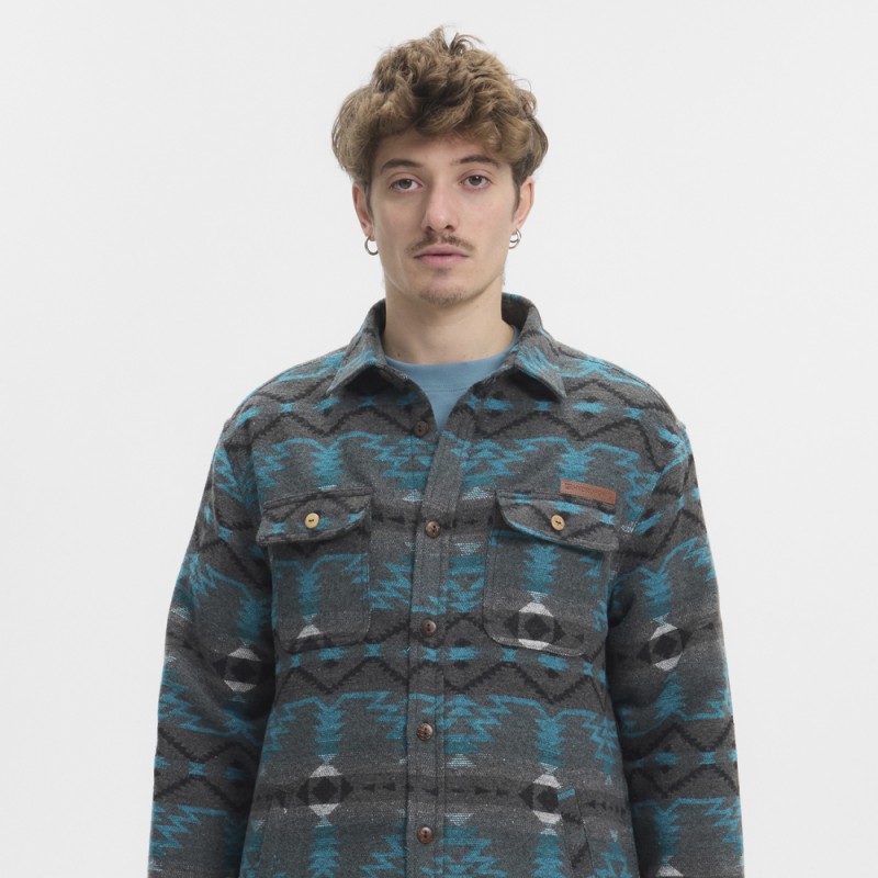HYDROPONIC SAUK SH 01-GREY BLUE NAVAJO