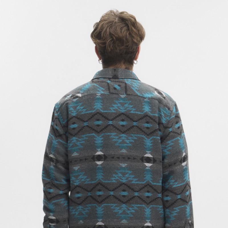 HYDROPONIC SAUK SH 01-GREY BLUE NAVAJO