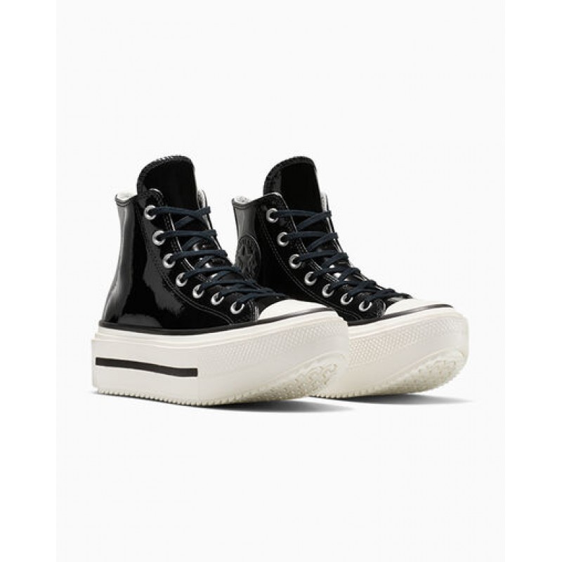 CONVERSE CHUCK TAYLOR ALL STAR LIFT DOUBLE STACK PLATFORM PATENT LEATHER