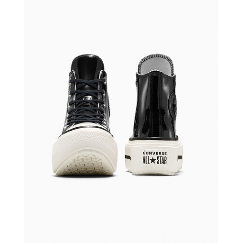 CONVERSE CHUCK TAYLOR ALL STAR LIFT DOUBLE STACK PLATFORM PATENT LEATHER