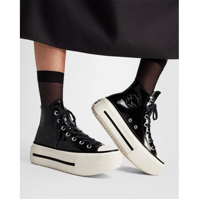 CONVERSE CHUCK TAYLOR ALL STAR LIFT DOUBLE STACK PLATFORM PATENT LEATHER