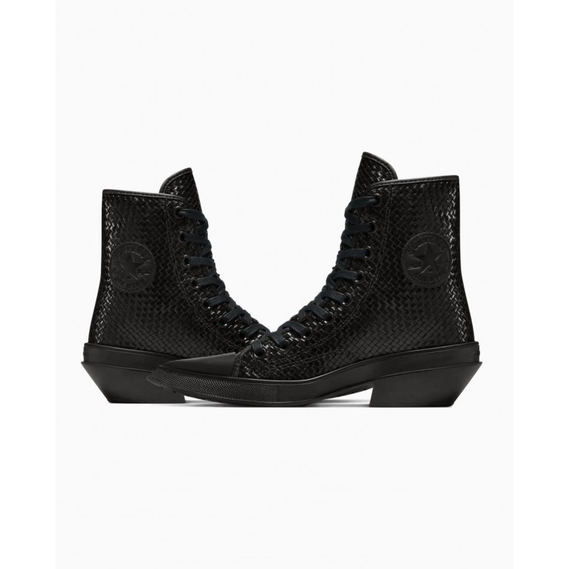 CONVERSE CHUCK 70 DE LUXE POINTED PLATFORM WOVEN LEATHER