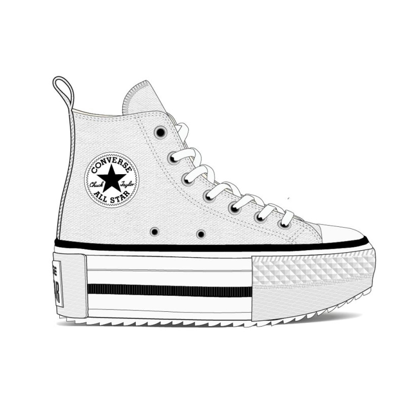 CONVERSE CHUCK TAYLOR ALL STAR LIFT DOUBLE STACK