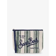 MC2 SAINT BARTH ALINE LINEN-POCHETTE-LINEN BEACH STRIPES V 51