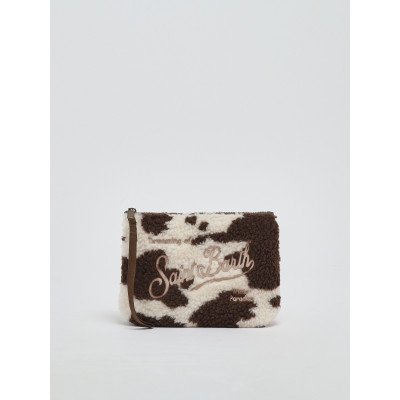 MC2 SAINT BARTH ALINE TEDDY-POCHETTE-COW SKIN 1018 EMB
