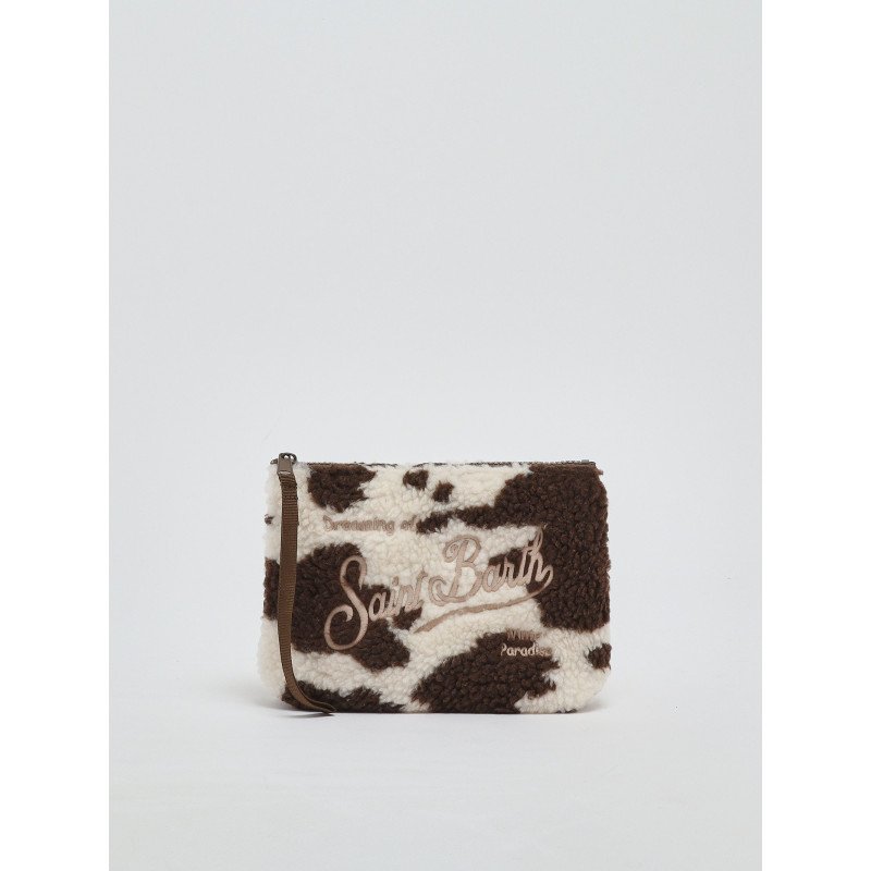 MC2 SAINT BARTH ALINE TEDDY-POCHETTE-COW SKIN 1018 EMB