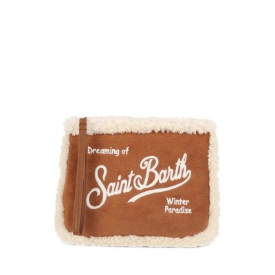 MC2 SAINT BARTH ALINE SHEARLING-POCHETTE-1910 EMB