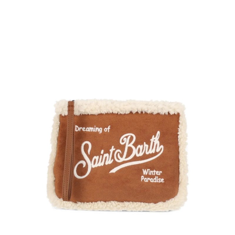 MC2 SAINT BARTH ALINE SHEARLING-POCHETTE-1910 EMB