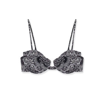 MC2 SAINT BARTH AMIRA-BALCONETTE BIKINI TOP-BANDANNA ROUND 00