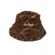 MC2 SAINT BARTH BUCKET HAT FUR-BUCKET HAR FUR-LEOPARD 11 EMB