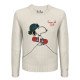 MC2 SAINT BARTH BOMBARDINO LIGHT-CREWNECK SWEATER-SNOOPY SNOW B