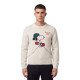 MC2 SAINT BARTH BOMBARDINO LIGHT-CREWNECK SWEATER-SNOOPY SNOW B