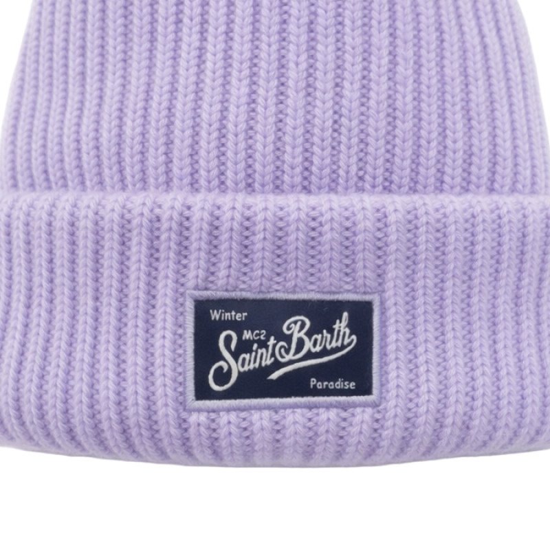 MC2 SAINT BARTH BERRY W-KNITTED CAP-SBW 24 LILAC