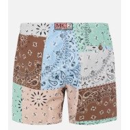 MC2 SAINT BARTH CAPRESE-SWIMSHORT-BANDANNA ROUND PATCH 1153