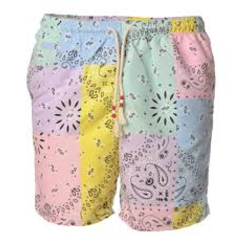 MC2 SAINT BARTH CAPRESE-SWIMSHORT-BANDANNA ROUND COLOR