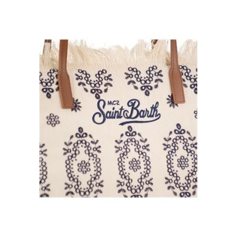 MC2 SAINT BARTH CITY BAG FRINGE-SHOULDER BAG-SANGALLO 1061 EMB