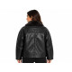 MC2 SAINT BARTH CLISIA FAUX LEATHER-WOMAN  JACKET-00 BLACK