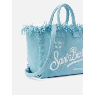 MC2 SAINT BARTH COLETTE-HAND BAG WITH STRAP-31 LIGHT BLUE