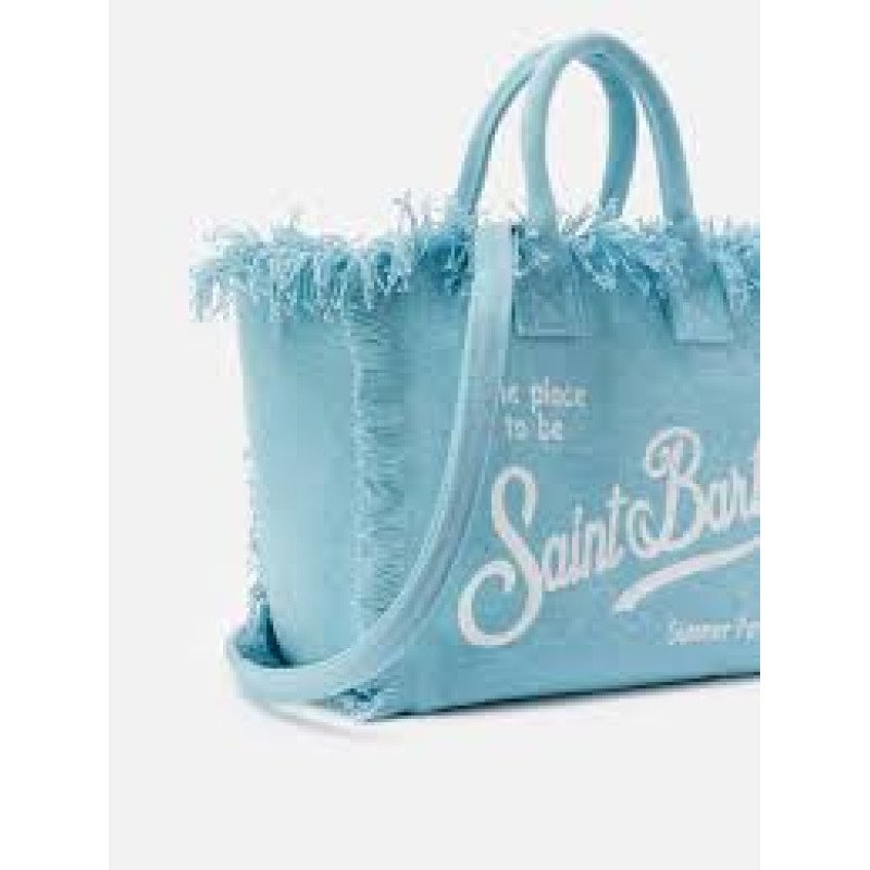 MC2 SAINT BARTH COLETTE-HAND BAG WITH STRAP-31 LIGHT BLUE