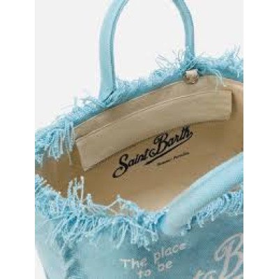 MC2 SAINT BARTH COLETTE-HAND BAG WITH STRAP-31 LIGHT BLUE