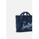 MC2 SAINT BARTH COLETTE-HAND BAG WITH STRAP-DENIM DARK