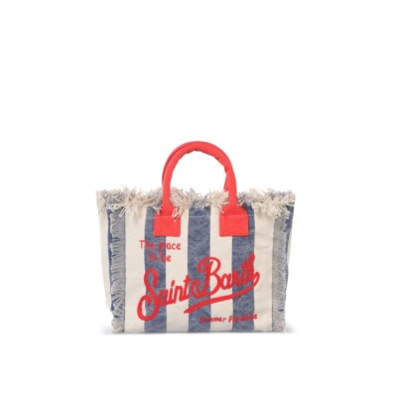 MC2 SAINT BARTH COLETTE-ACC. CANVAS SMALL BAG-TINA 6141 EMB
