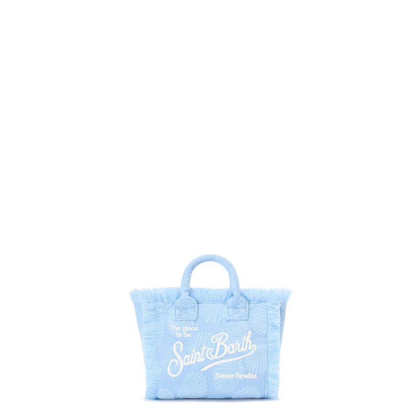 MC2 SAINT BARTH COLETTE SPONGE-HAND BAG WITH STRAP-TERRY EMBOSSED SHELL 31 EMB
