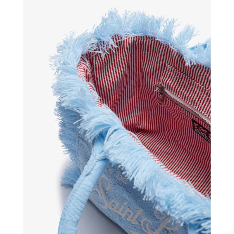 MC2 SAINT BARTH COLETTE SPONGE-HAND BAG WITH STRAP-TERRY EMBOSS