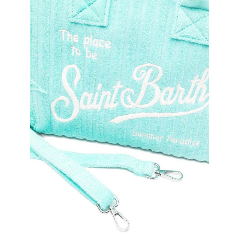 MC2 SAINT BARTH COLETTE SPONGE-HAND BAG WITH STRAP-TERRY EMBOSS