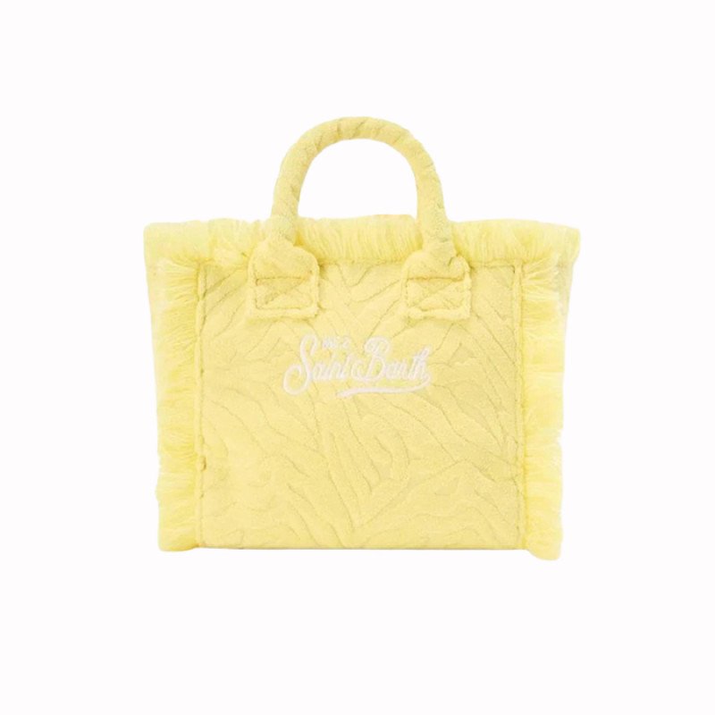 MC2 SAINT BARTH COLETTE SPONGE-HAND BAG WITH STRAP-TERRY EMBOSS