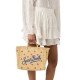 MC2 SAINT BARTH COLETTE STRAW N-HAND BAG WITH STRAP-CHERRY 41 E