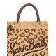 MC2 SAINT BARTH COLETTE STRAW N-HAND BAG WITH STRAP-LEOPARD 18