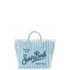 MC2 SAINT BARTH COLETTE LINEN-HAND BAG WITH STRAP-LINEN STRIPES