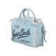 MC2 SAINT BARTH COLETTE LINEN-HAND BAG WITH STRAP-LINEN STRIPES
