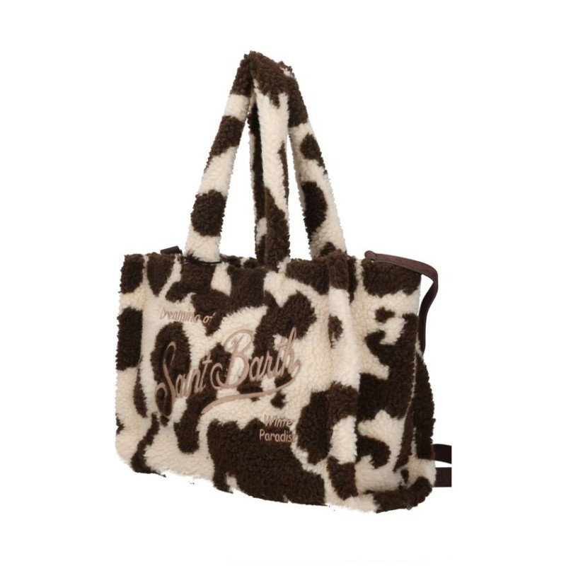 MC2 SAINT BARTH COLETTE TEDDY-HAND BAG WITH STRAP-COW SKIN 1018 EMB