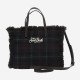 MC2 SAINT BARTH COLETTE WOOL N-HAND BAG WITH STRAP-TARTAN 5118 EMB