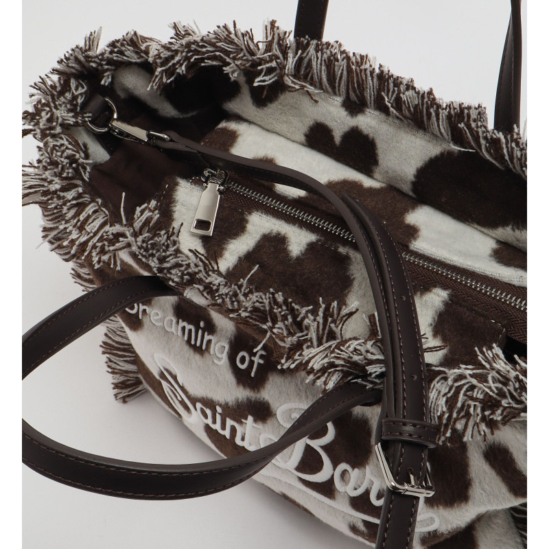 MC2 SAINT BARTH COLETTE FELT N-HAND BAG WITH STRAP-COW 10 EMB