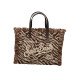 MC2 SAINT BARTH COLETTE FELT N-HAND BAG WITH STRAP-ZEBRA 1118 EMB