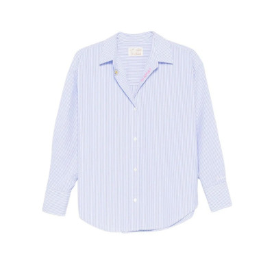 MC2 SAINT BARTH CRISTAL-LONG SLEEVE SHIRT-SEERSUCKER STRIPES V M AMA 31 EMB