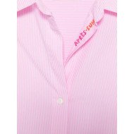 MC2 SAINT BARTH CRISTAL-LONG SLEEVE SHIRT-COTTON STRIPES MICRO