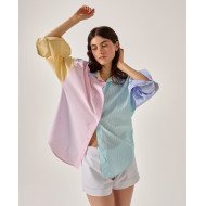 MC2 SAINT BARTH CRISTAL-LONG SLEEVE SHIRT-SEERSUCKER STRIPES V