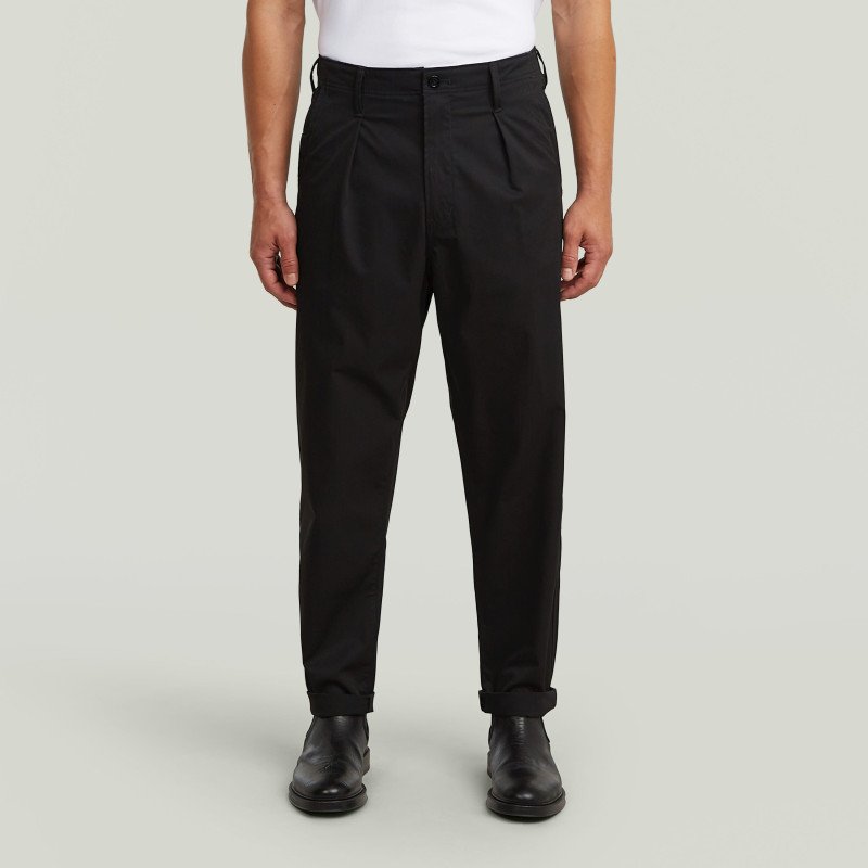 G-STAR Pleated Chino Relaxed Tapered